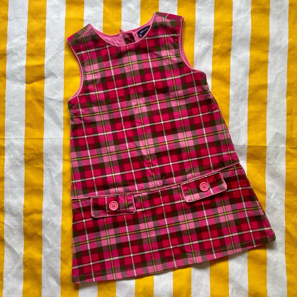Y2K Gap Kids Plaid Dress!